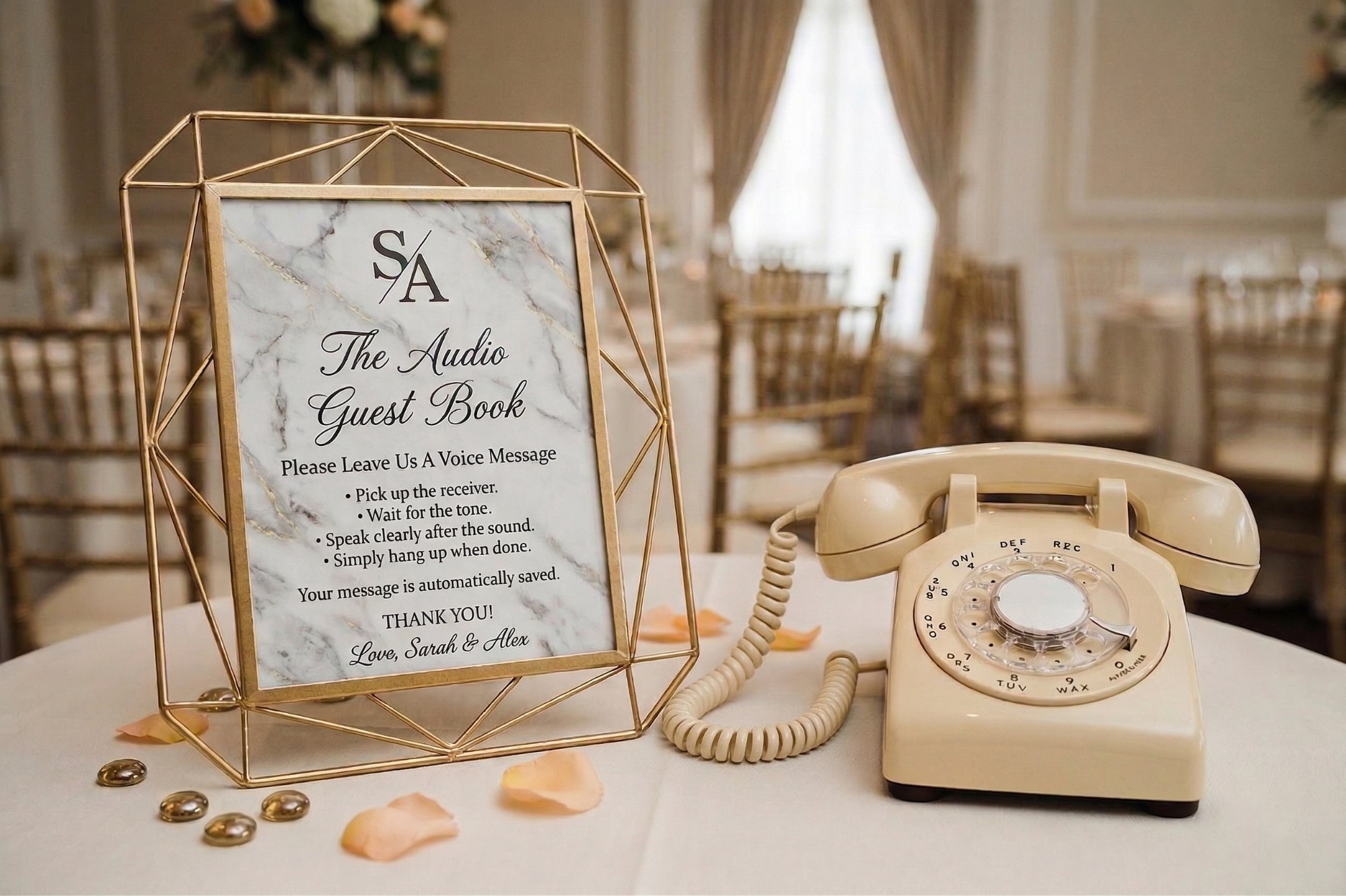 Guests at video guestbook